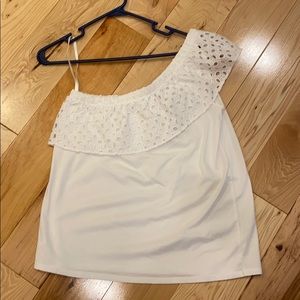 Loft one shoulder top. NWT